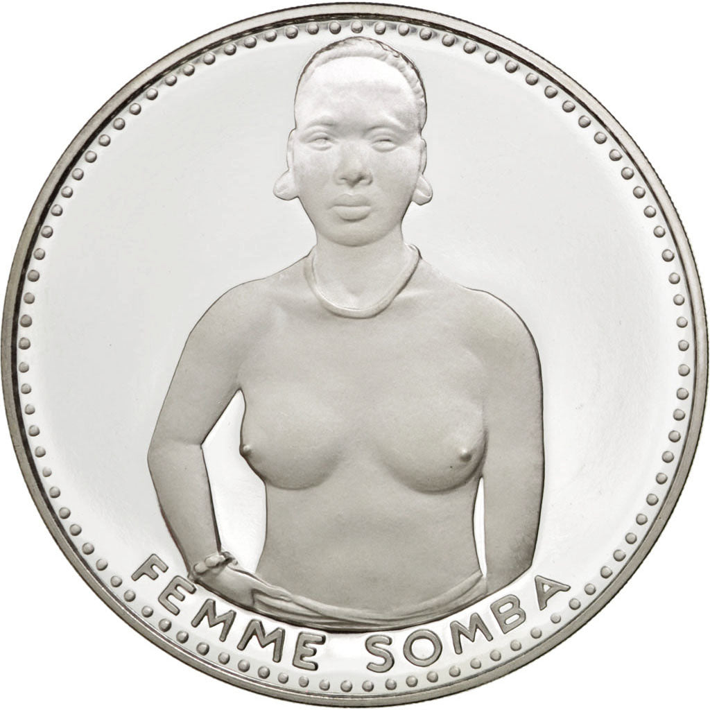 DAHOMEY, 1000 Francs, 1971, KM #4.1, MS(65-70), Silver, 55, 51.07