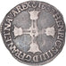 Moneta, Francja, Henri IV, 1/8 Ecu, 1607, Saint-Lô, VF(30-35), Srebro