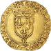 Coin, France, François Ier, Ecu d'or à la croisette, 1541-1547, Bordeaux