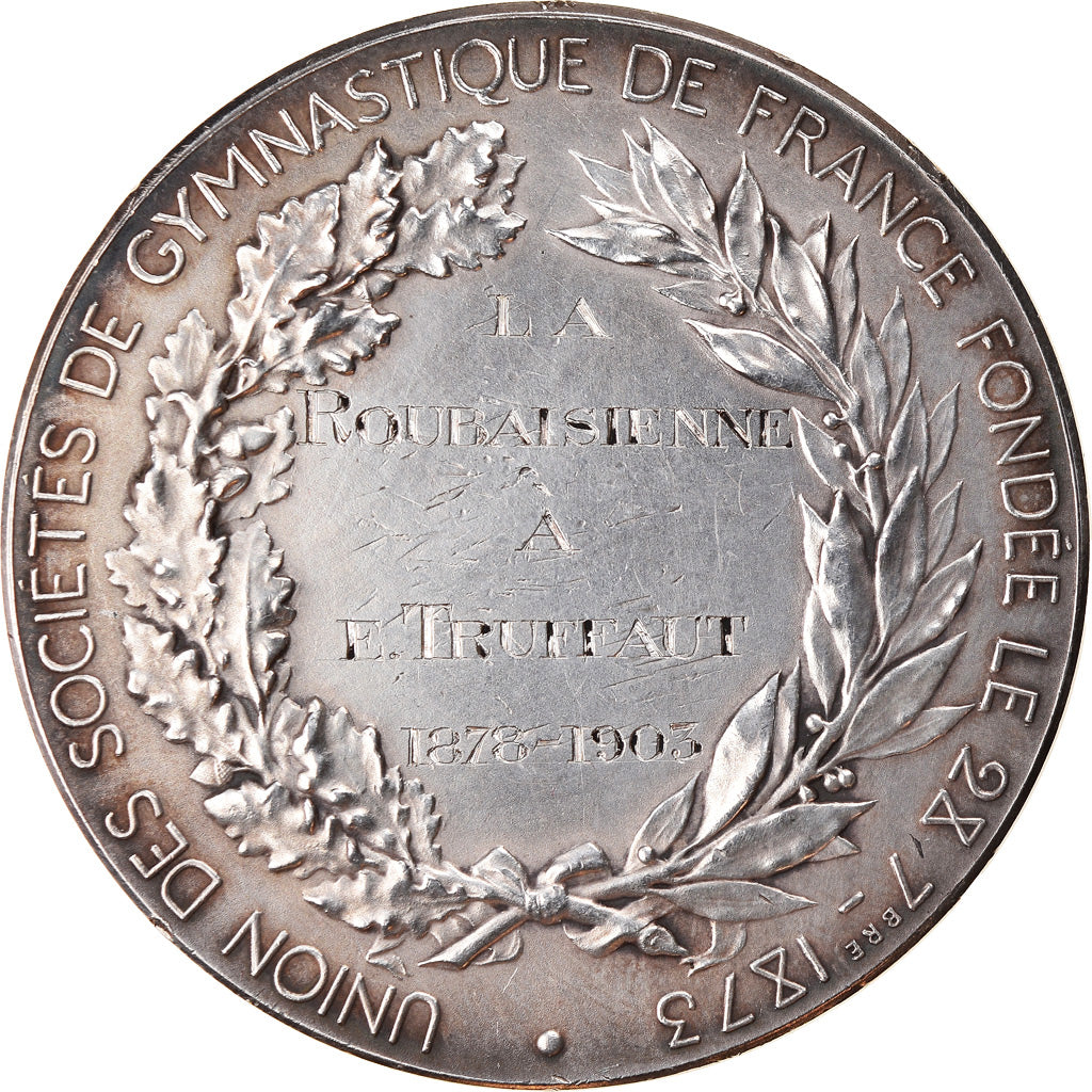 France, Medal, Sociétés de Gymnastique de France, La Roubaisienne, 1903
