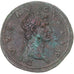 Coin, Divus Augustus, Sestertius, 98 AD, Rome, AU(55-58), Bronze, RIC:136