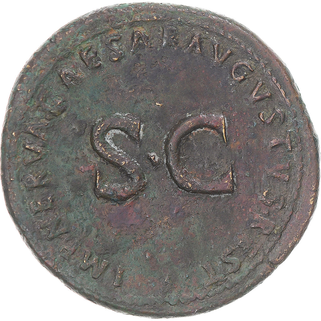 Coin, Divus Augustus, Sestertius, 98 AD, Rome, AU(55-58), Bronze, RIC:136