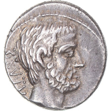 Coin, Junia, Denarius, 54 BC, Rome, MS(60-62), Silver, Crawford:433/2