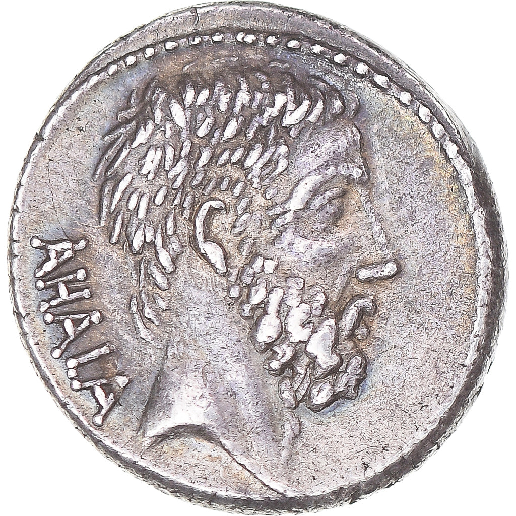 Coin, Junia, Denarius, 54 BC, Rome, MS(60-62), Silver, Crawford:433/2