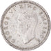 Moneda, Nueva Zelanda, George VI, 3 Pence, 1946, British Royal Mint, MBC, Plata