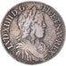 Münze, Frankreich, Louis XIV, 1/2 Écu à la mèche longue, 1653, Dijon, S+