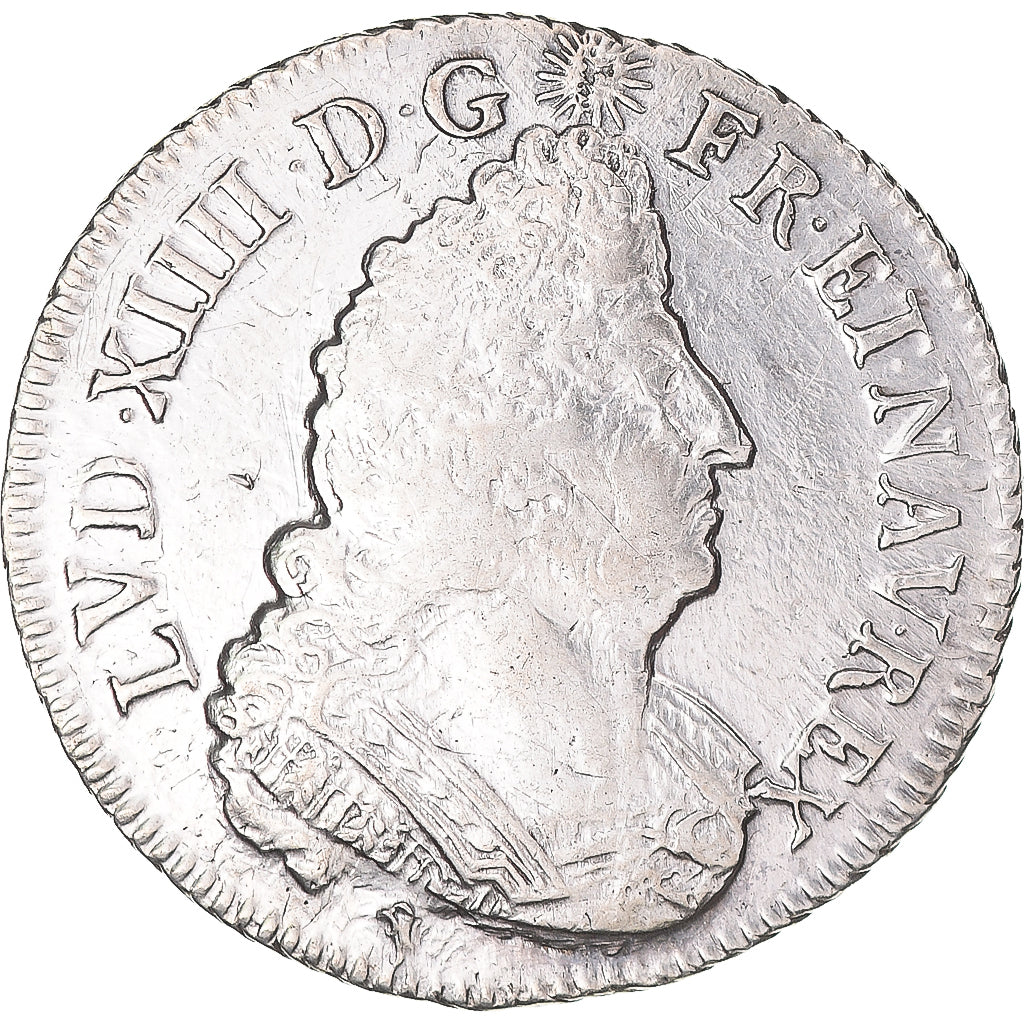 Moneta, Francja, Louis XIV, 1/4 Ecu aux palmes, 1694, Lyon, réformé
