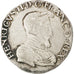 Francia, Teston, 1554, Rouen, BB, Argento, Sombart:4558