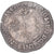 Moneda, Francia, Henri III, 1/4 Franc au col plat, 1586, Saint-Lô, BC+, Plata
