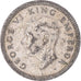 Münze, Neuseeland, George VI, 3 Pence, 1946, British Royal Mint, S+, Silber