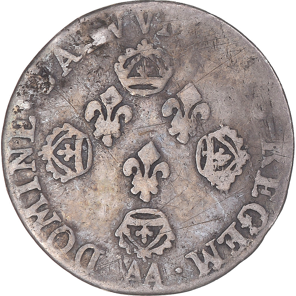 Coin, France, Louis XIV, 11 Sols aux couronnes, 1705, Metz, VF(20-25), Silver