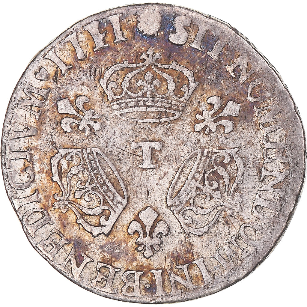 Coin, France, Louis XIV, 1/10 Écu aux 3 couronnes, 1711, Nantes, EF(40-45)
