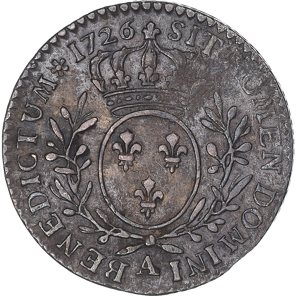 Coin, France, Louis XV, 1/10 Écu aux branches d'olivier, 1726, Paris