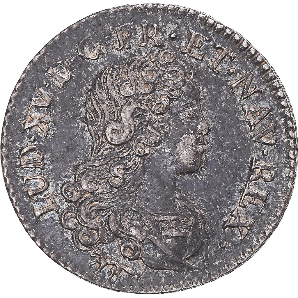 Monnaie, France, Louis XV, Livre d'argent fin, 1720, Paris, TTB, Argent