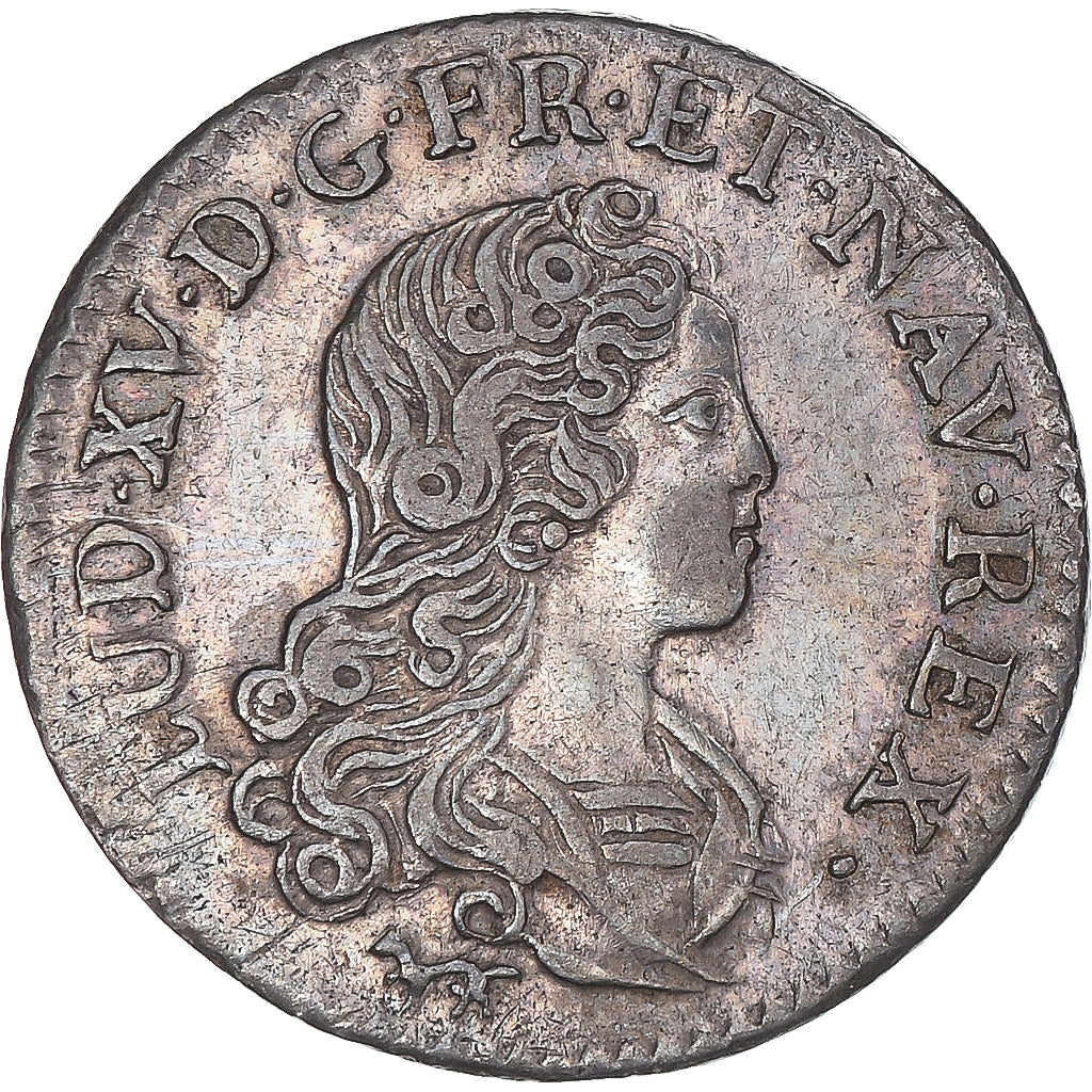 Moneta, Francja, Louis XV, Livre d'argent fin, 1720, Paris, AU(50-53), Srebro