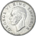 Monnaie, Nouvelle-Zélande, George VI, Centennial, 1/2 Crown, 1940, British