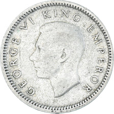Munten, Nieuw Zeeland, George VI, 3 Pence, 1943, British Royal Mint, FR+