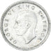 Monnaie, Nouvelle-Zélande, George VI, 3 Pence, 1943, British Royal Mint, TTB