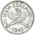 Moeda, Nova Zelândia, George VI, 3 Pence, 1943, British Royal Mint, EF(40-45)