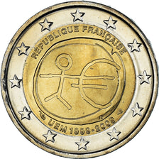 France, 2 Euro, UEM, 2009, Monnaie de Paris, SPL, Bimétallique, KM:1590