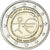 Grécia, 2 Euro, ONE, 2009, Athens, MS(63), Bimetálico, KM:227