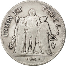 FRANCE, Union et Force, 5 Francs, 1802, Perpignan, KM #639.8, VF(20-25),...