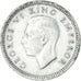 Monnaie, Nouvelle-Zélande, George VI, 3 Pence, 1943, British Royal Mint, TB+