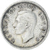 Moeda, Nova Zelândia, George VI, 3 Pence, 1945, British Royal Mint, EF(40-45)