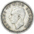 Munten, Nieuw Zeeland, George VI, 3 Pence, 1945, British Royal Mint, ZF, Zilver