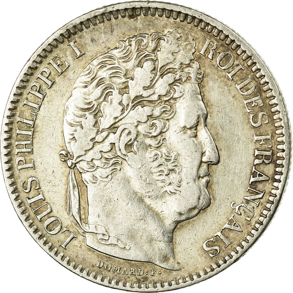Monnaie, France, Louis-Philippe, 2 Francs, 1845, Rouen, TTB+, Argent, KM:743.2
