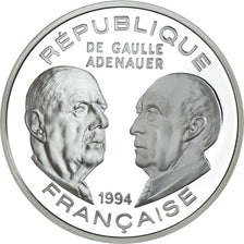 Monnaie, France, De Gaulle - Adenauer, 100 Francs, 1994, Monnaie de Paris, BE