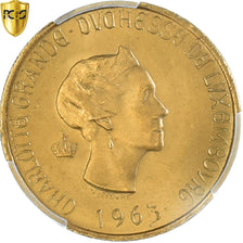Coin, Luxembourg, Charlotte, 20 Francs, 1963, Brussels, ESSAI, PCGS, MS65