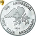 Coin, Andorra, Croix Rouge, 25 Diners, 1991, Pobjoy Mint, Proof, PCGS, PR66DCAM
