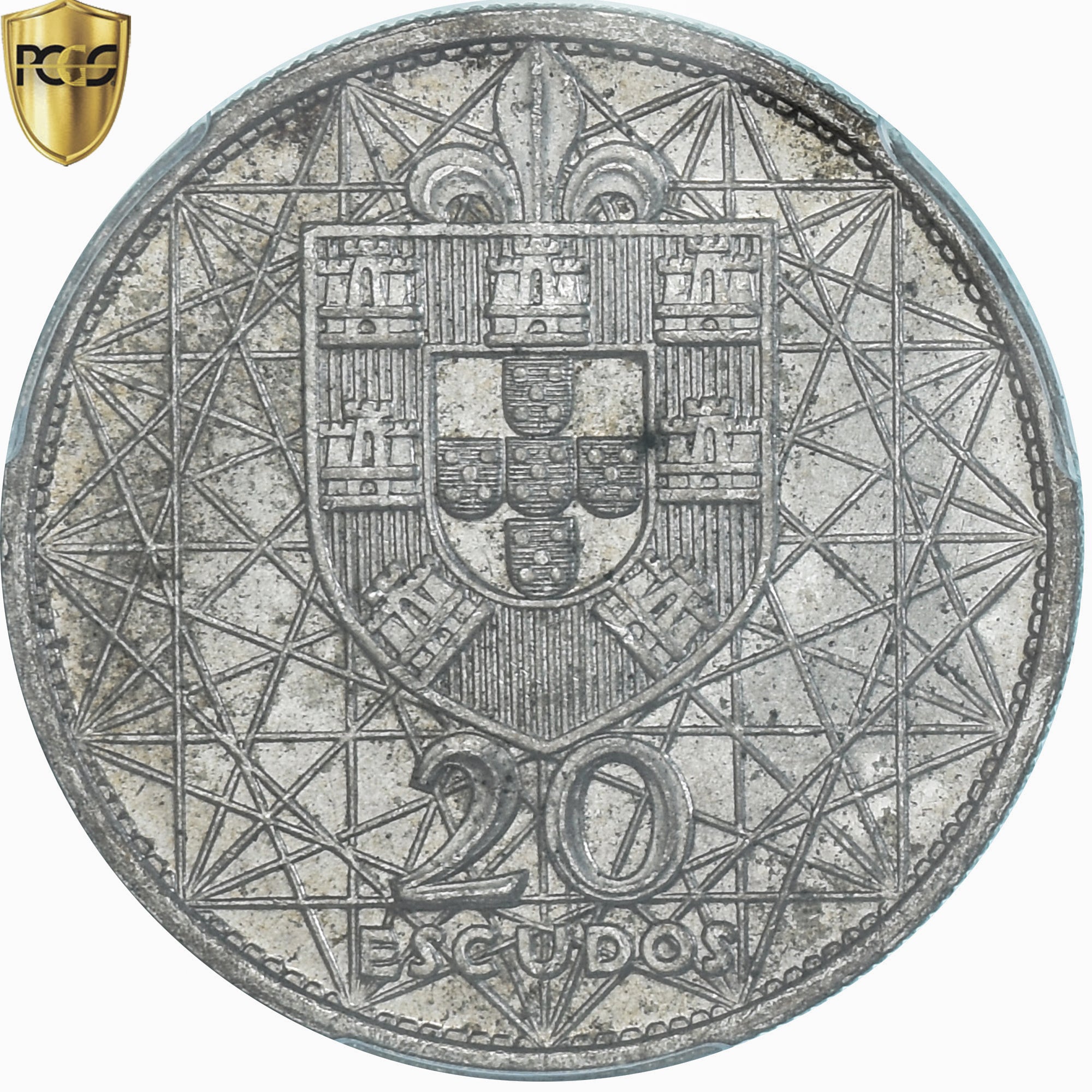Monnaie, Portugal, Salazar Bridge, 20 Escudos, 1966, Lisbonne, PCGS, MS63, SPL