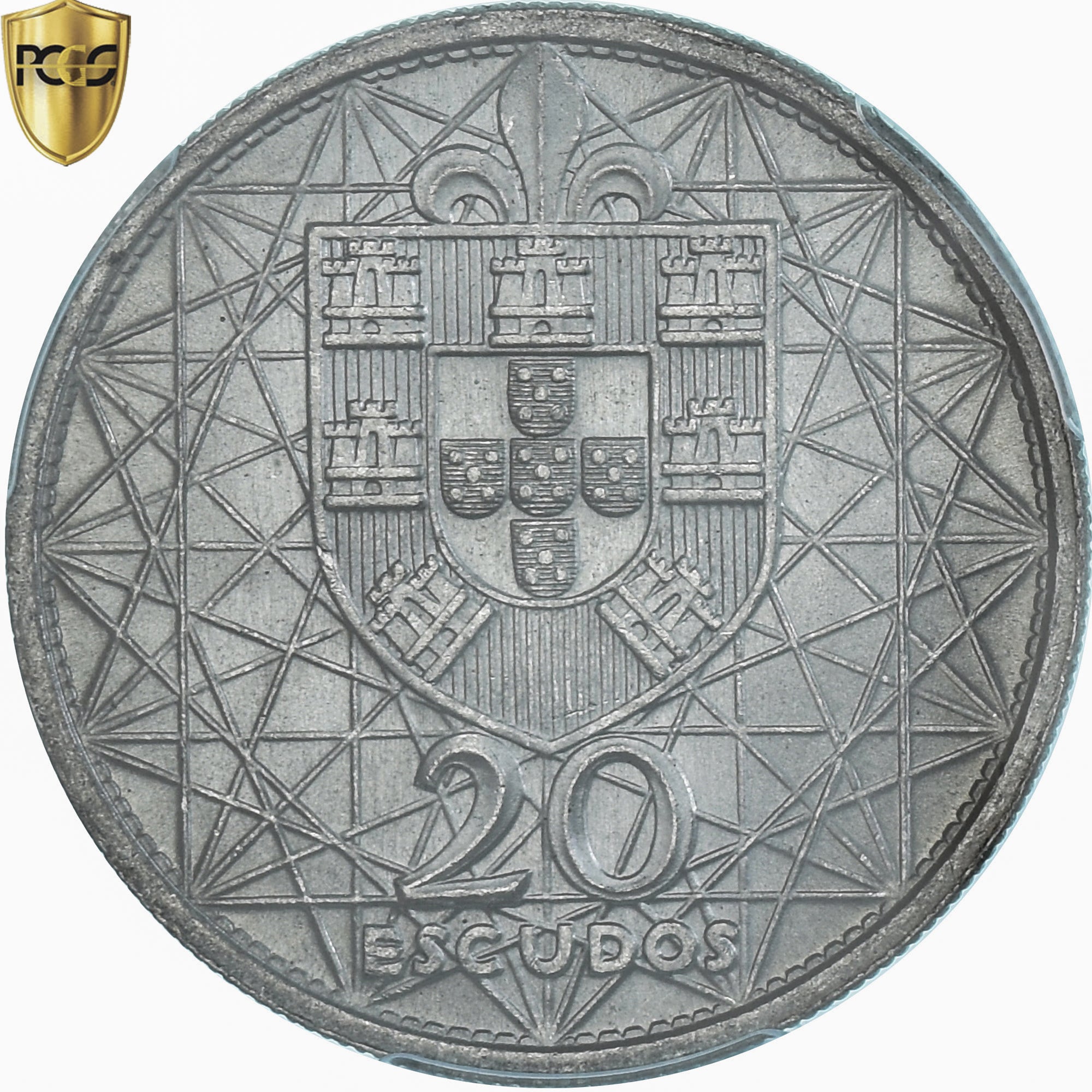 Moeda, Portugal, Salazar Bridge, 20 Escudos, 1966, Lisbon, PCGS, MS64, MS(64)