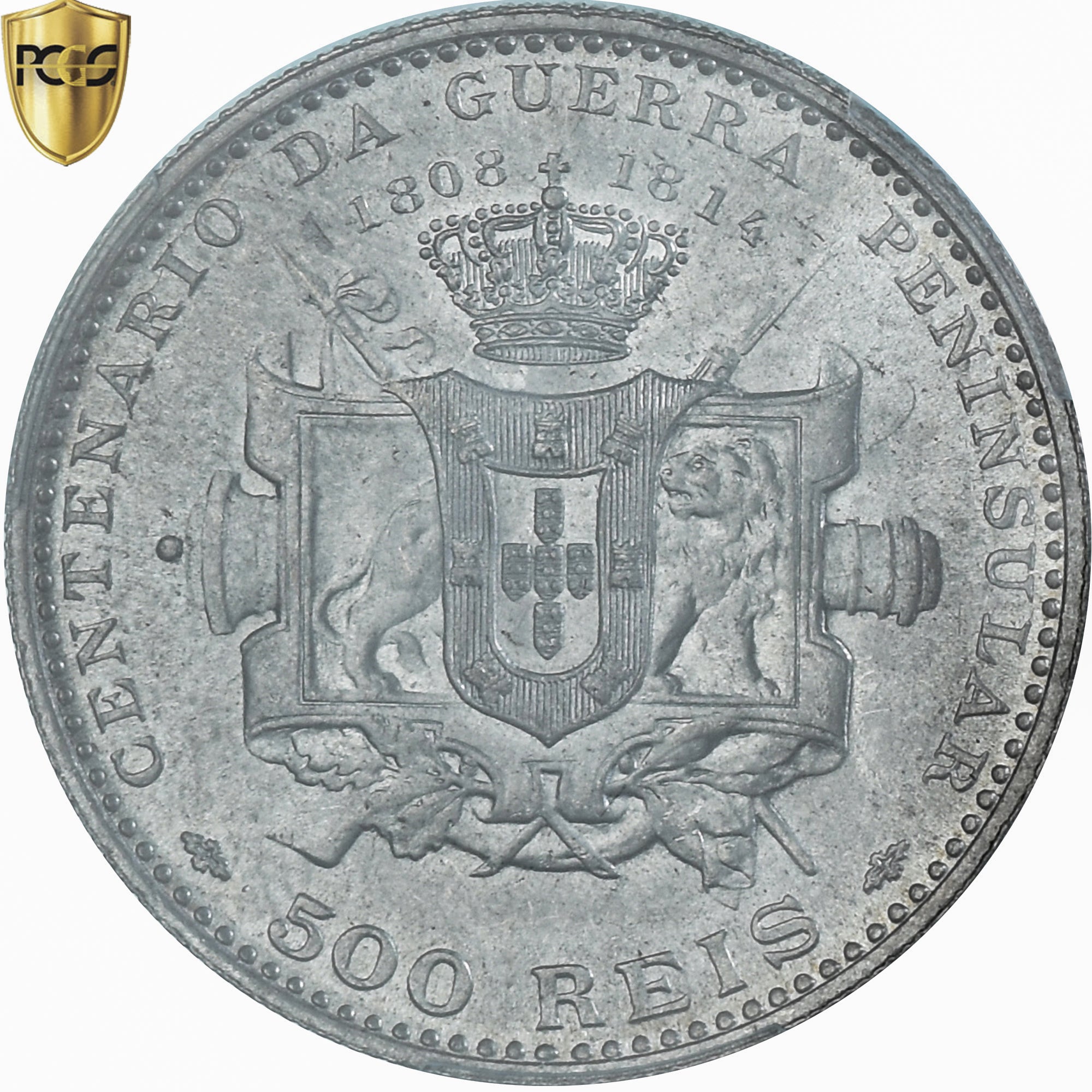 Coin, Portugal, Manuel II, 500 Reis, 1910, Lisbon, PCGS, MS64, MS(64), Silver