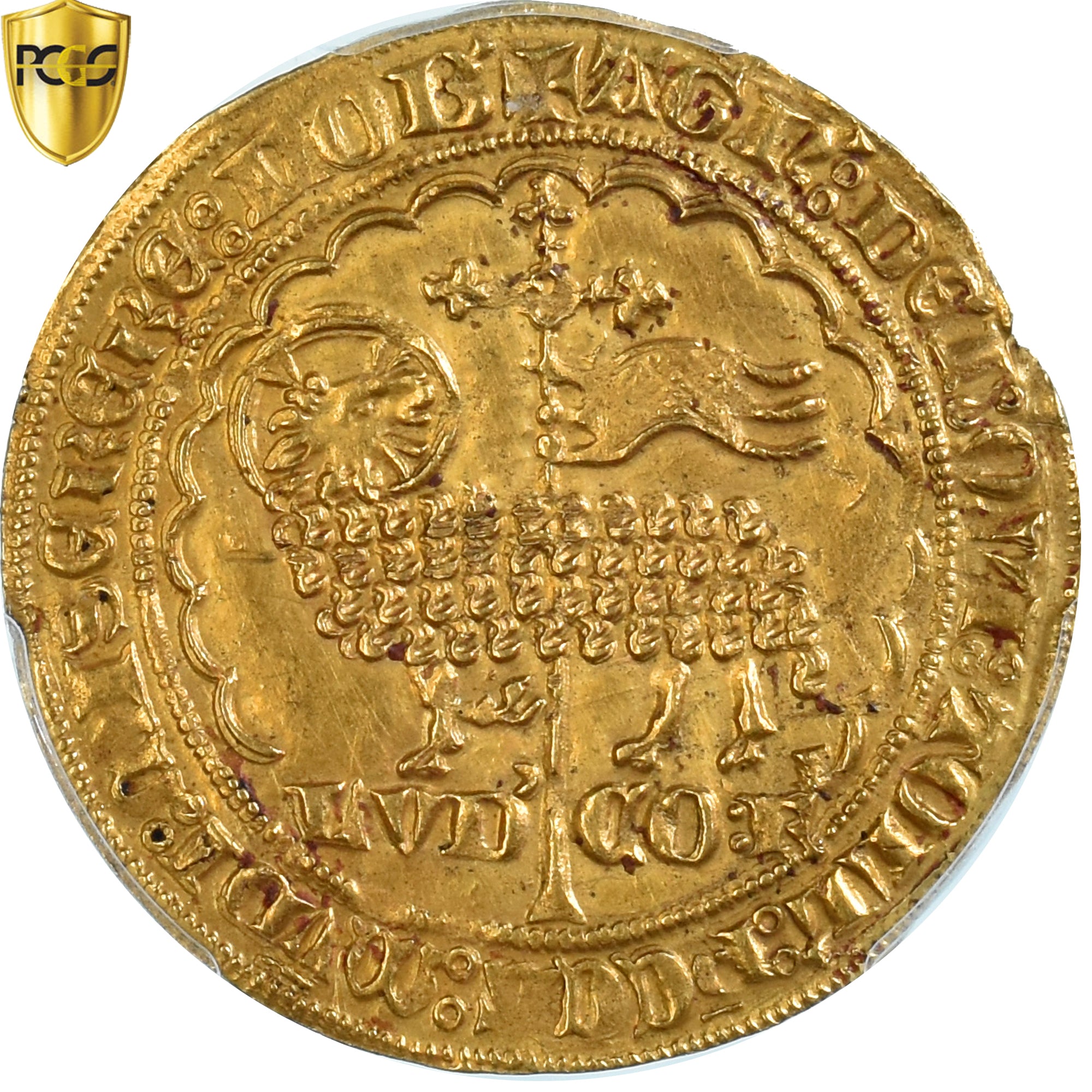 Monnaie, France, Flandre, Louis II de Mâle, Mouton d'or, 1346-1384, PCGS, MS61