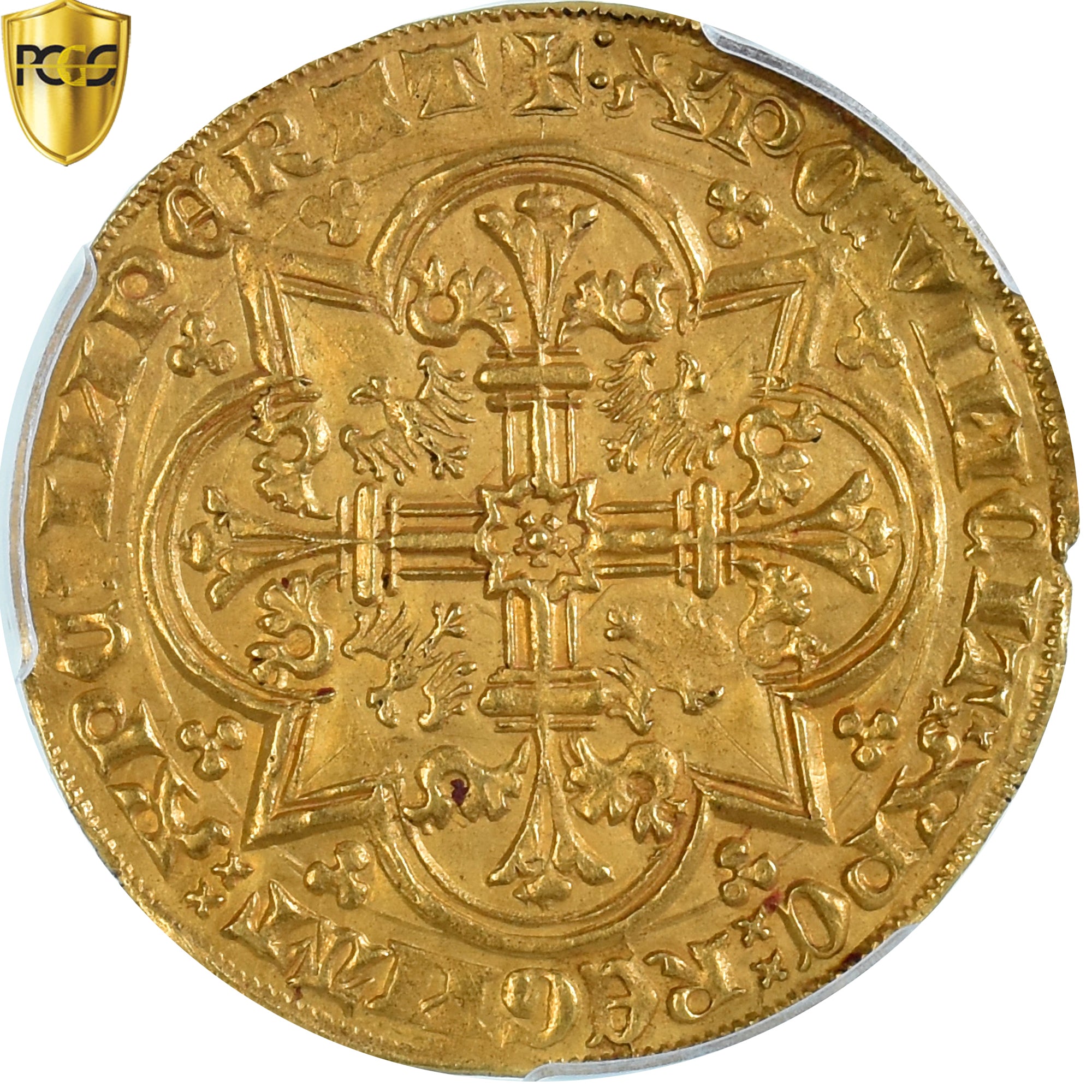 Monnaie, France, Flandre, Louis II de Mâle, Mouton d'or, 1346-1384, PCGS, MS61