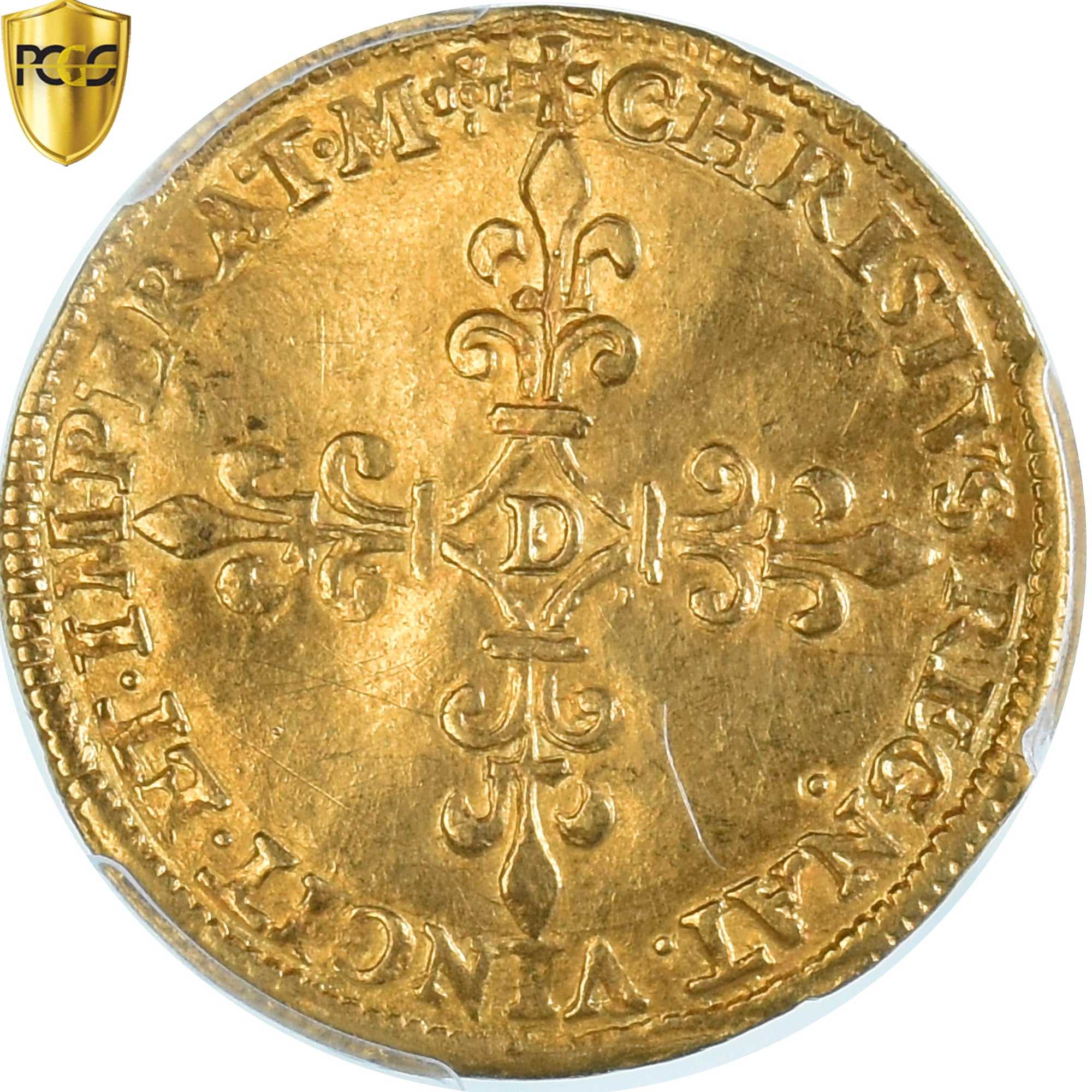 Münze, Frankreich, Charles IX, Écu d'or au soleil, 1565, Lyon, 1st Type, PCGS