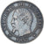 Moneda, Francia, Napoleon III, 2 Centimes, 1857, Lyon, petit lion, MBC, Bronce