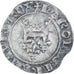 Moneda, Francia, Charles VI, Gros florette, Paris, MBC, Vellón, Duplessy:387