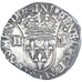 Monnaie, France, Charles X, 1/4 Ecu, 1592, Nantes, TTB, Argent, Gadoury:521