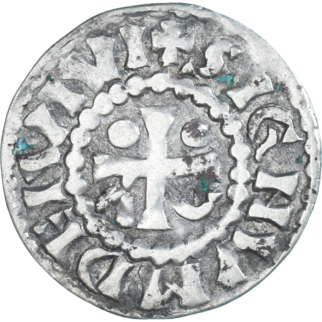 Coin, France, Maine, Herbert I, Denier, ND (1015-1246), Le Mans, AU(50-53)