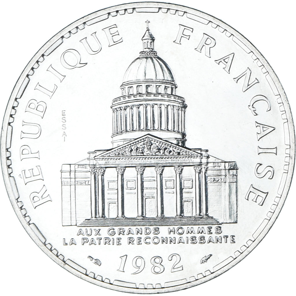 Coin, France, Panthéon, 100 Francs, 1982, Monnaie de Paris, ESSAI, MS(65-70)