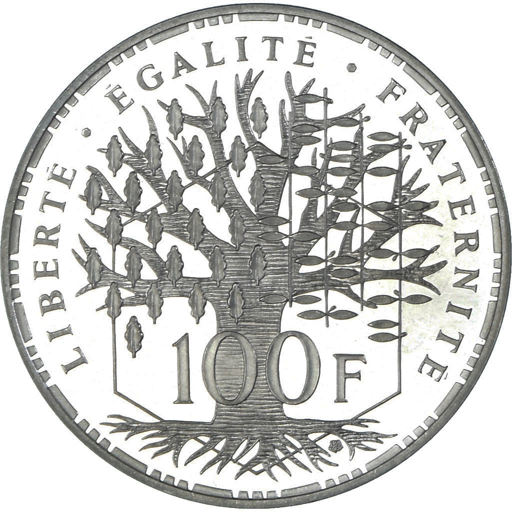 Coin, France, Panthéon, 100 Francs, 1982, Monnaie de Paris, Piéfort