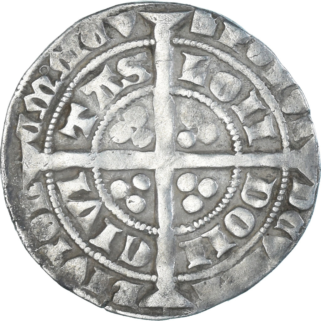 Coin, Great Britain, Edward III, Gros, 1327-1377, London, VF(30-35), Silver
