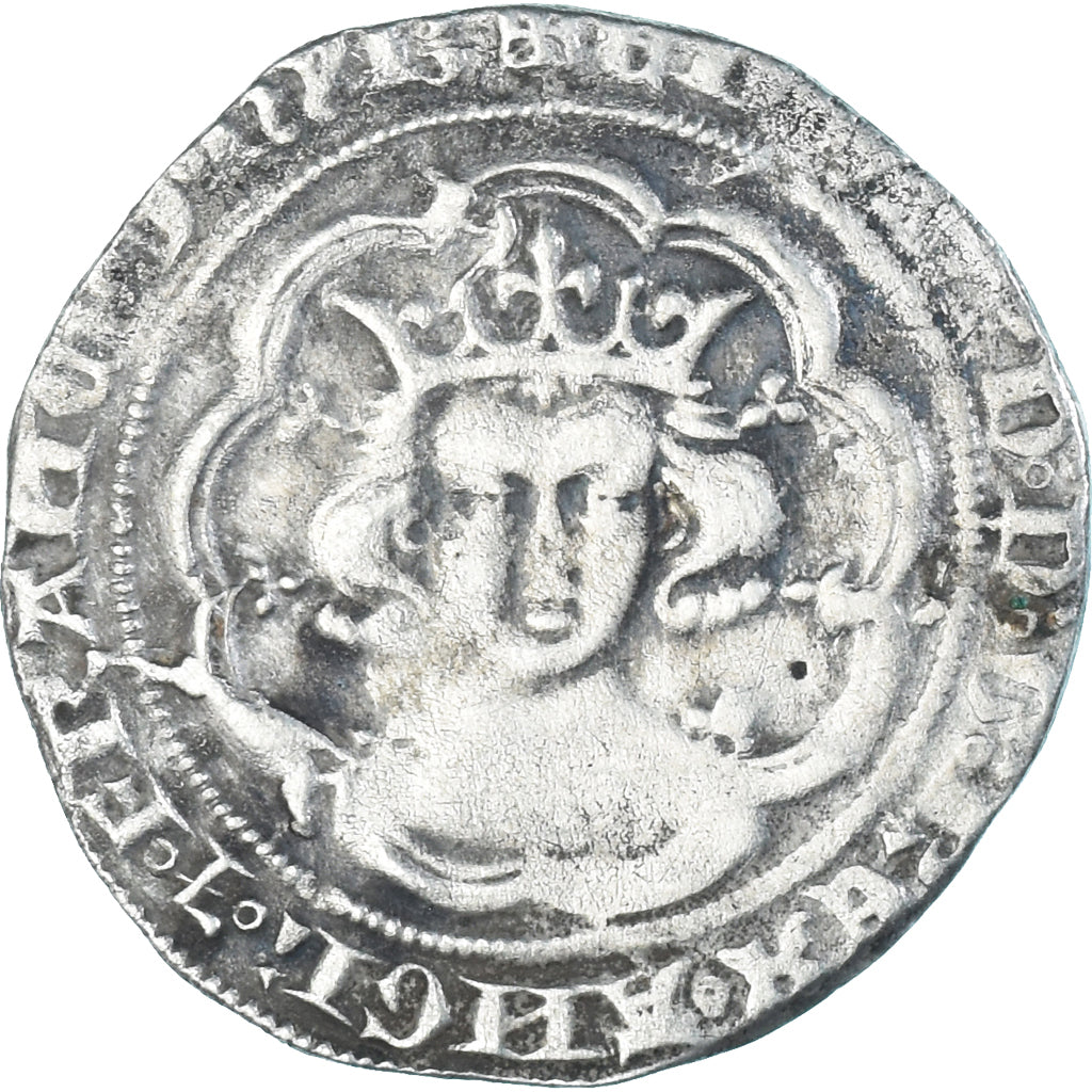 Coin, Great Britain, Edward III, Gros, 1327-1377, London, VF(30-35), Silver