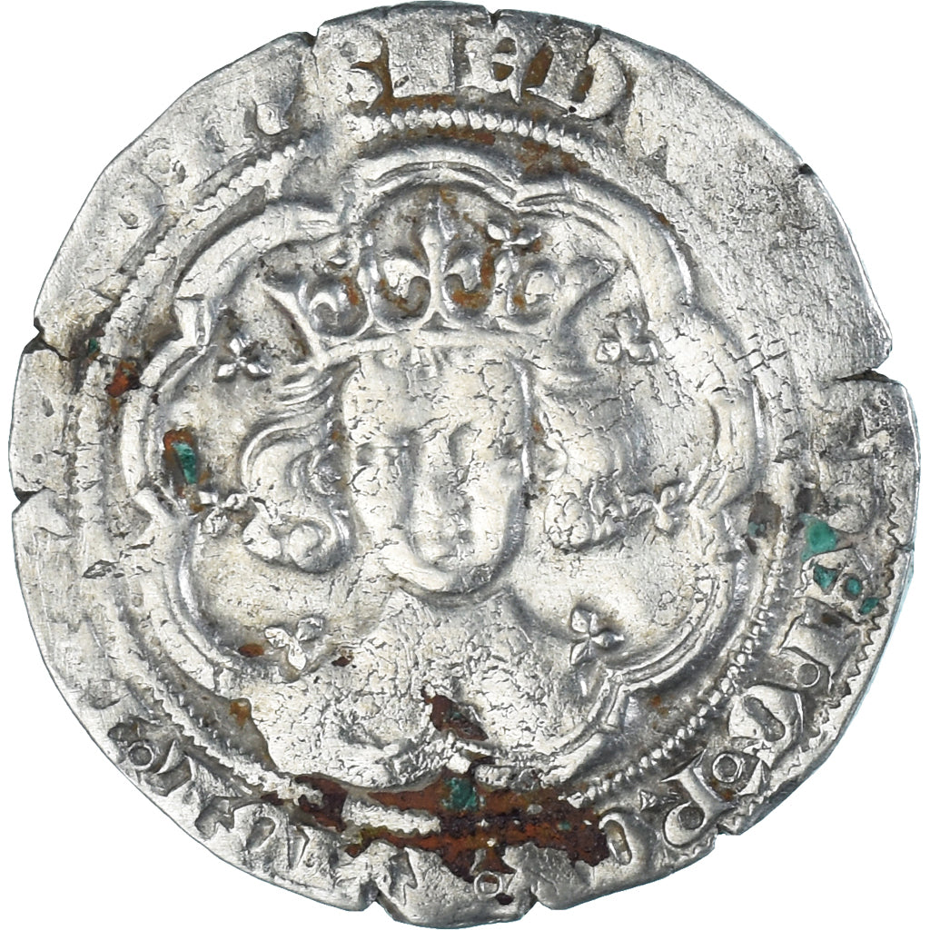 Coin, Great Britain, Edward III, Gros, 1327-1377, London, VF(30-35), Silver
