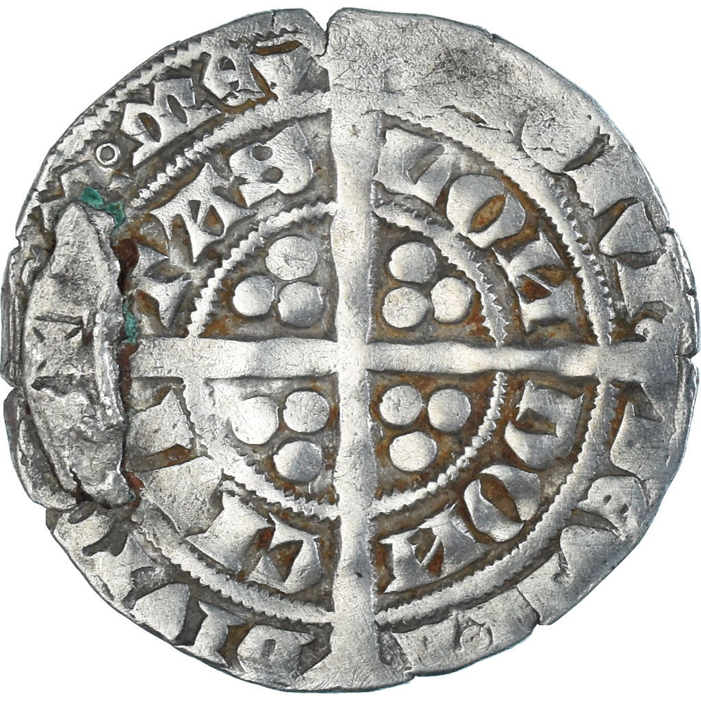 Coin, Great Britain, Edward III, Gros, 1327-1377, London, VF(30-35), Silver