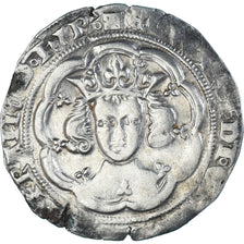 Monnaie, Grande-Bretagne, Edward III, Gros, 1327-1377, Londres, TTB, Argent